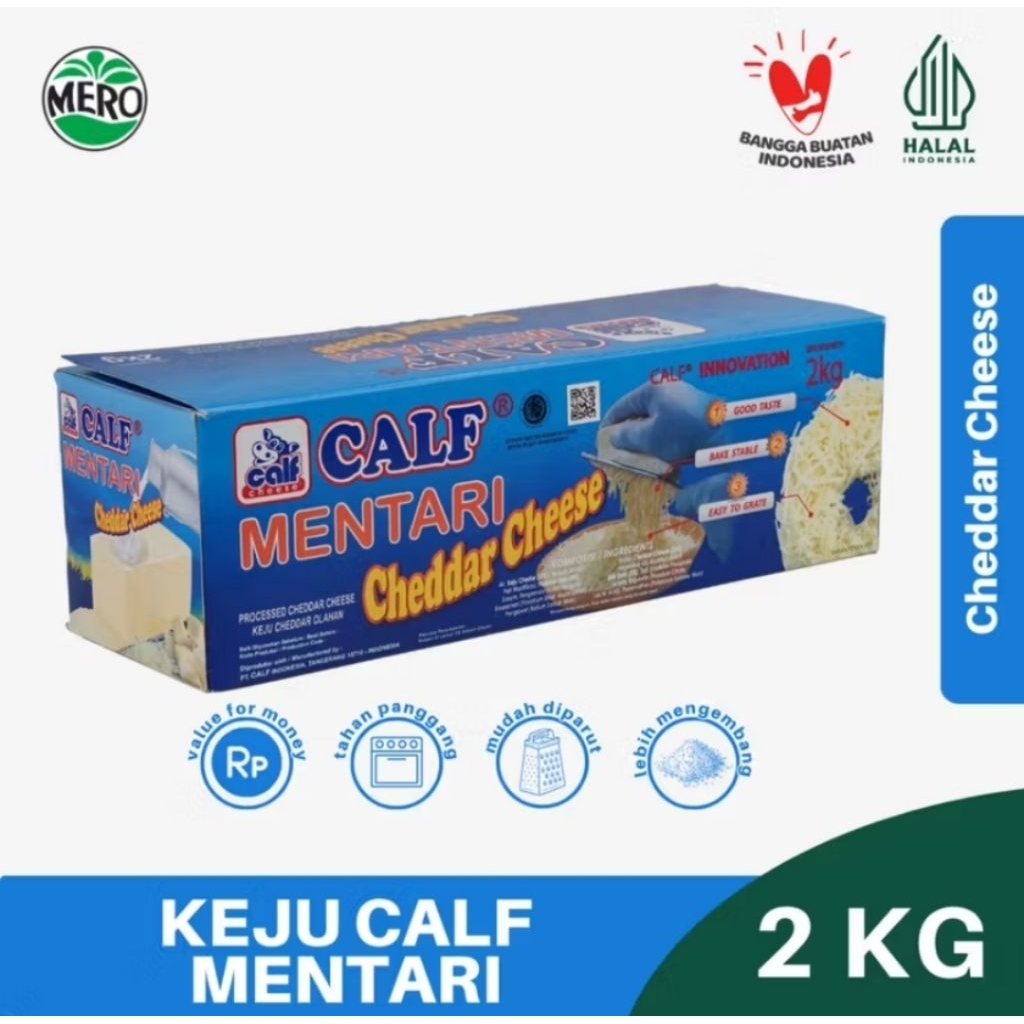 

keju calf chedar mentari 2 kg
