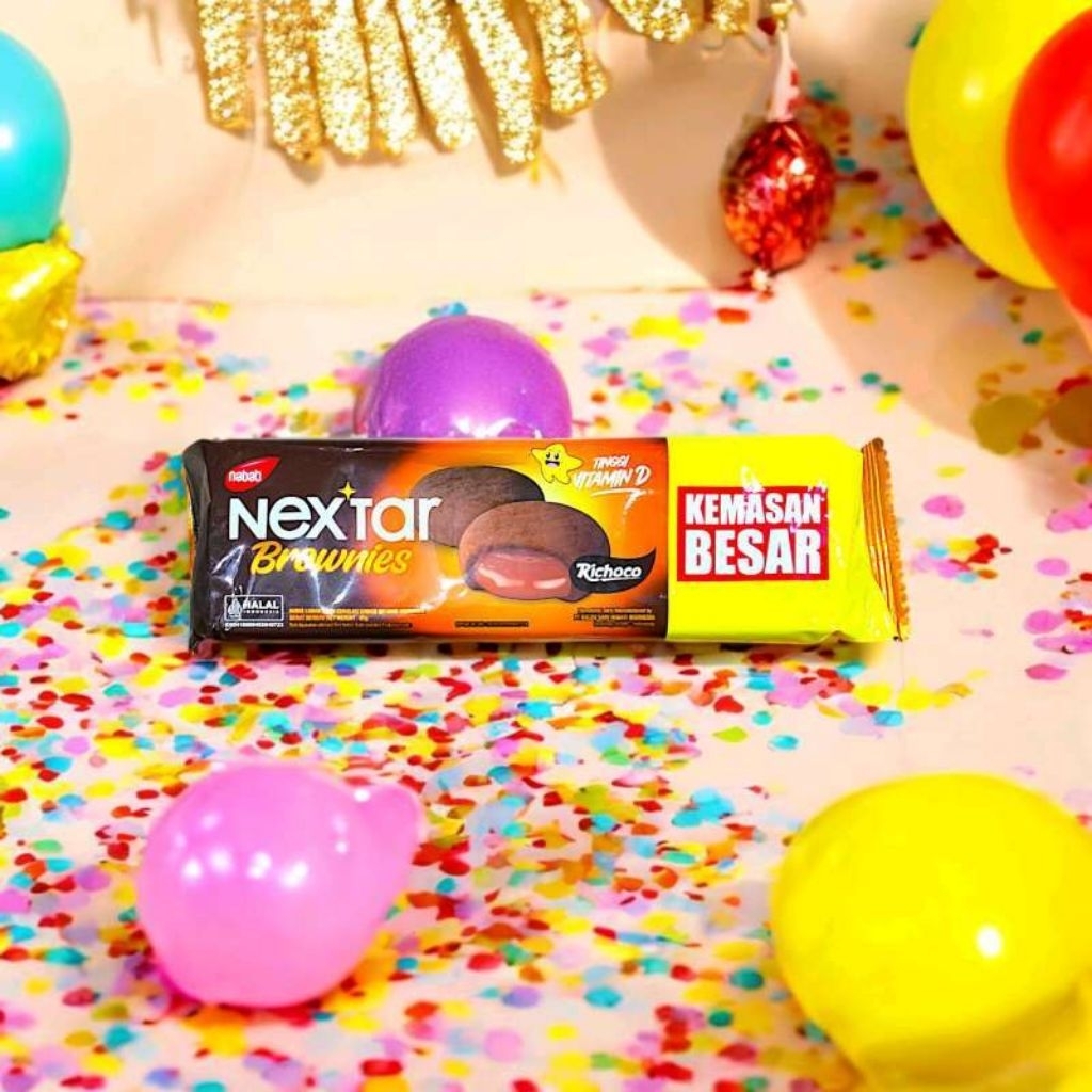 

NABATI NEXTAR BROWNIES RICHOCO BAG NETTO 90 GR ISI 9 KEPING muraah