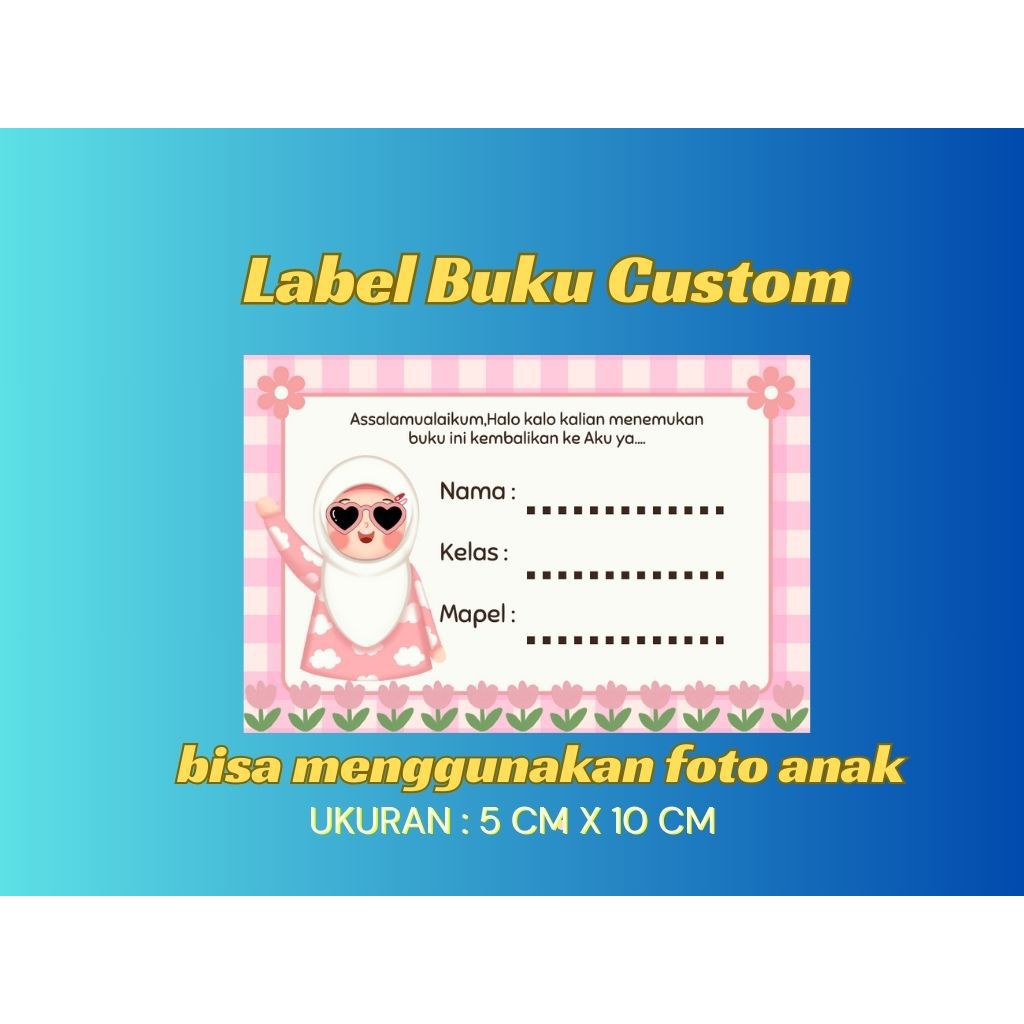

STIKER BUKU MAPEL REQUEST NAMA