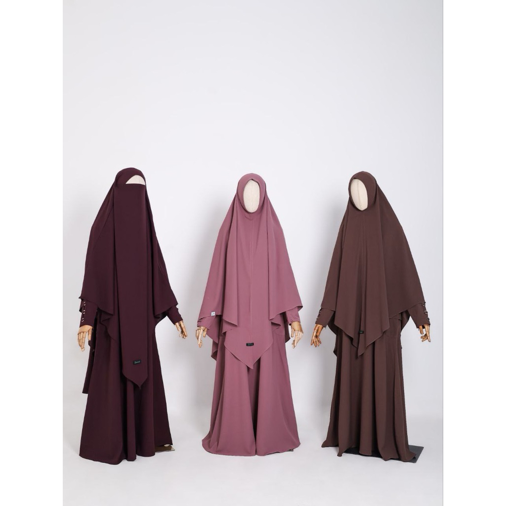 EOWIN SET BY MUMTAZ HIJAB, Gamis Set Syari, Gamis by Mumtaz, Abaya, Gamis Sabrina, Sabrina Anti UV, 