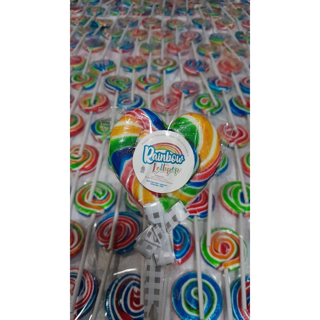 

Permen Lolipop Bulat LOVE SPIRAL 7 Cm PREMIUM Isi 20 pcs