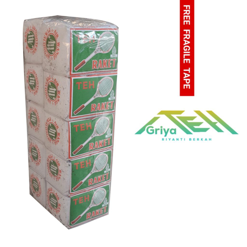 

TEH RAKET HIJAU TEH WANGI PEKALONGAN TEH TUBRUK 1 SLOP ISI 10PCS