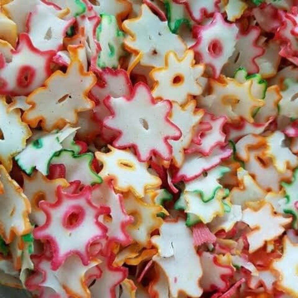 

krupuk bintang mentah