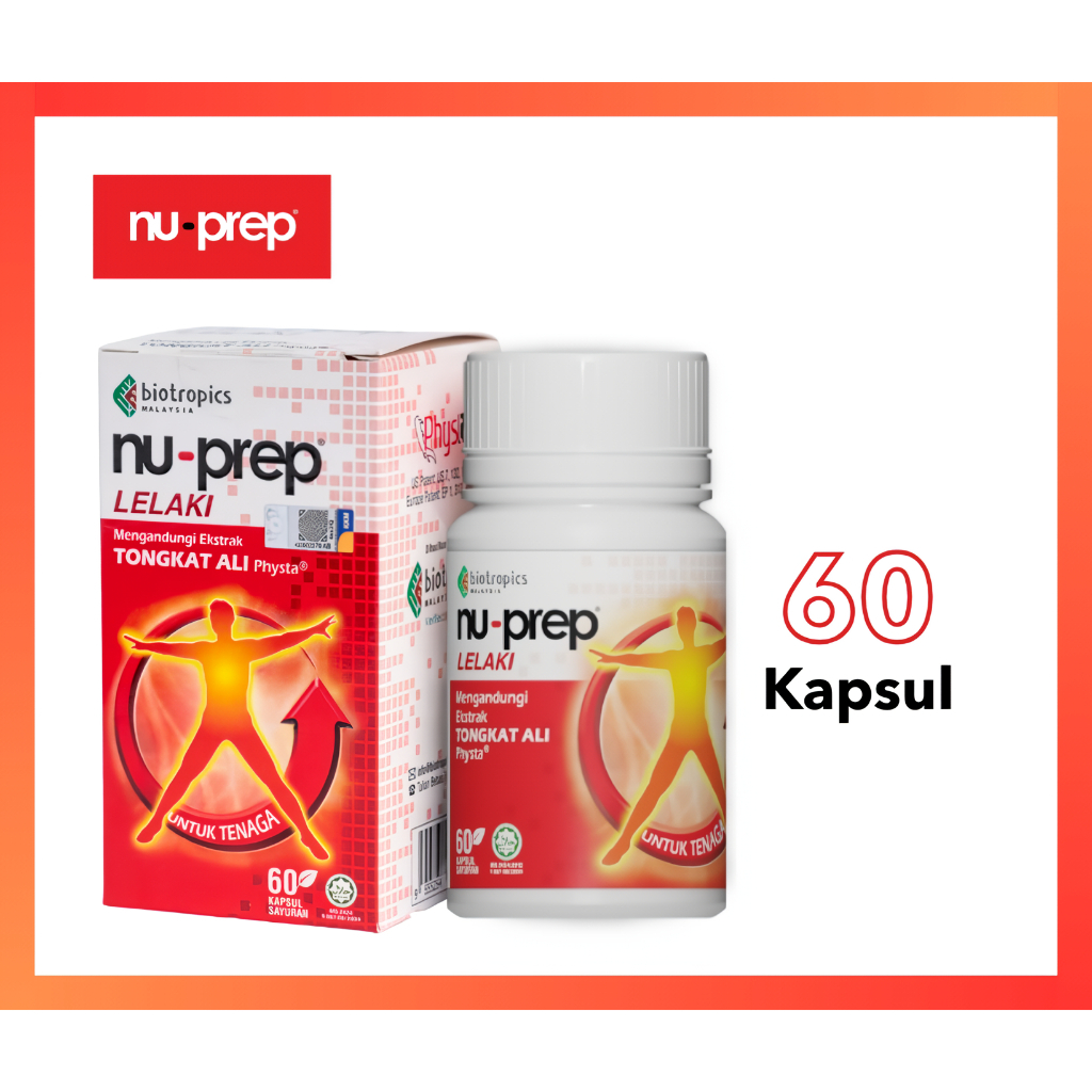 Nu-Prep - Ekstrak Akar Tongkat Ali - (60 Kapsul)