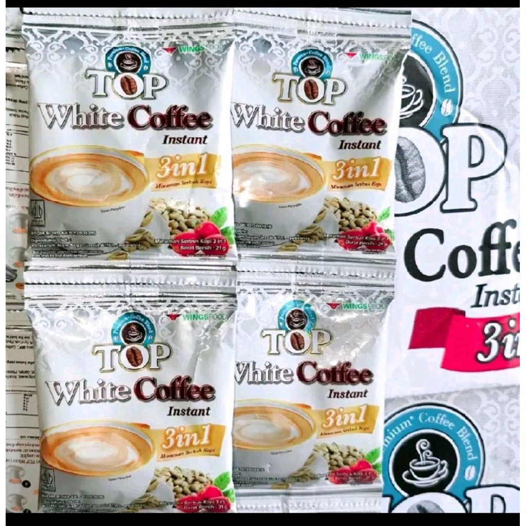 

Top white coffe isi 12 sachet