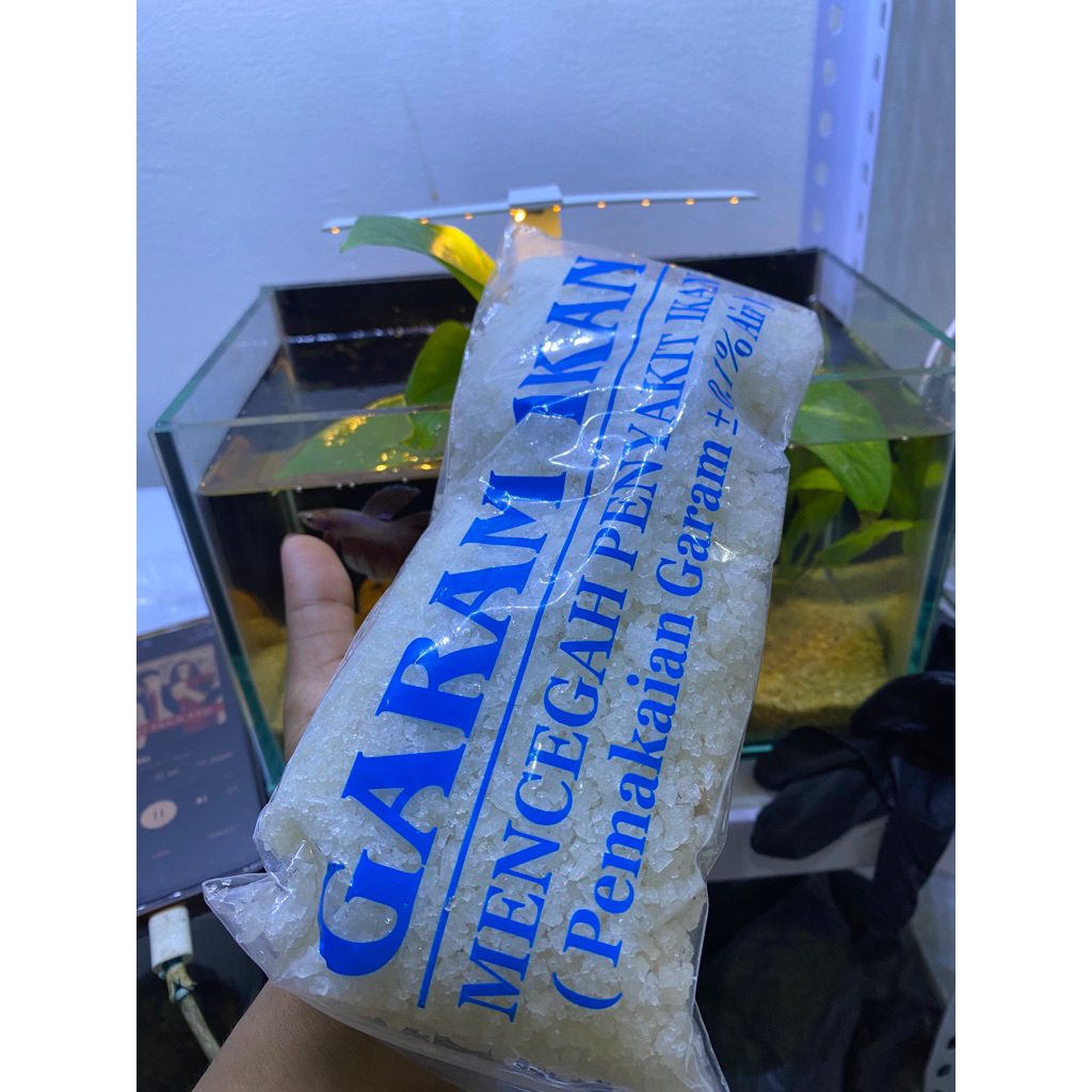Garam ikan garam krosok non yodium 500g