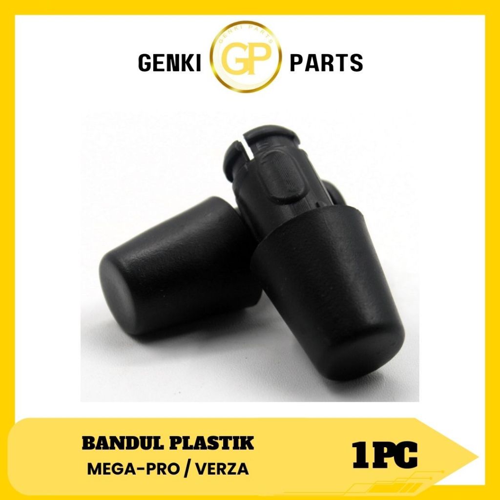 GENKI-PARTS/BANDUL-PLASTIK/JALU-STANG/STIR/SETANG/PENTOLAN/BAR-END/MOTOR/HONDA/MEGA-PRO/VERZA/1-SET/