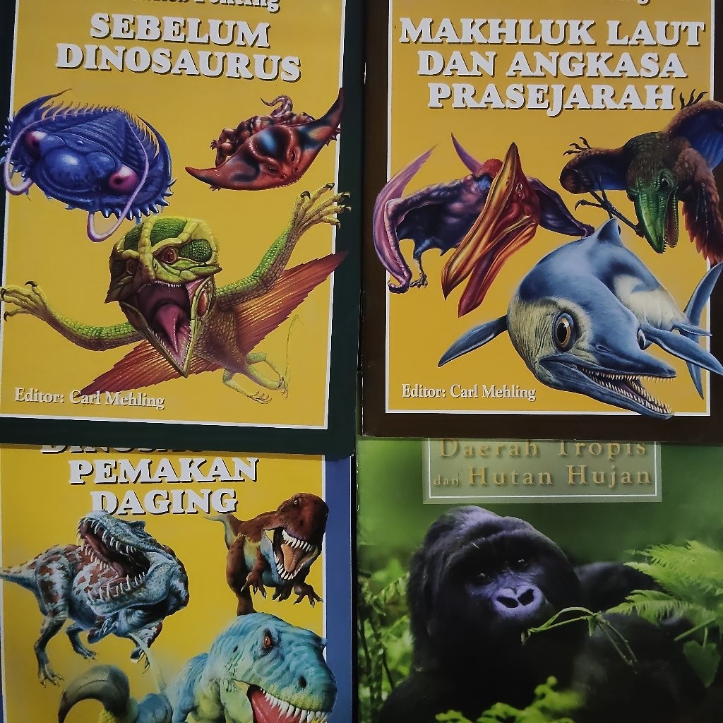 Buku Original • 200 Fakta Penting Hewan dan Habitatnya / 200 Fakta Penting Dinosaurus Pemakan Daging