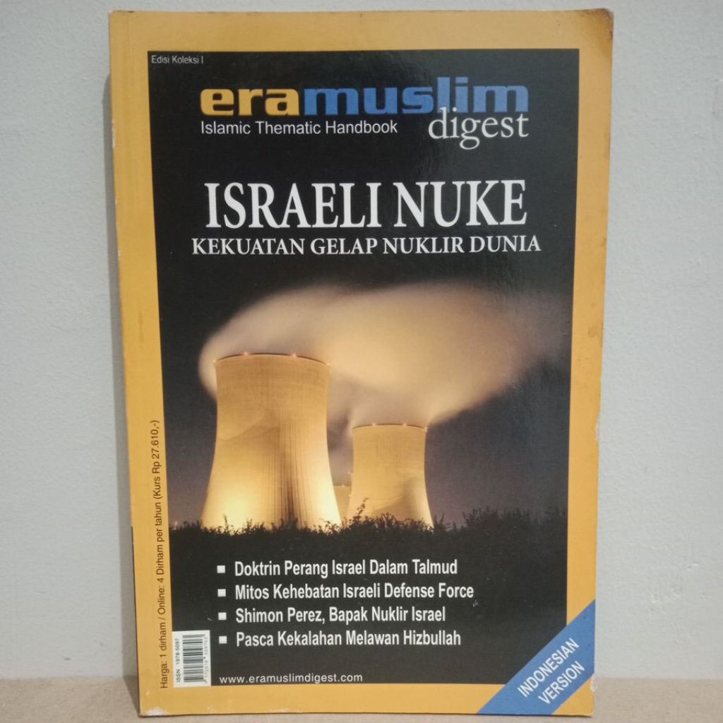 Buku Original Eramuslim Islamic Thematic Handbook digest Israeli Nuke Kekuatan Gelap Nuklir Dunia