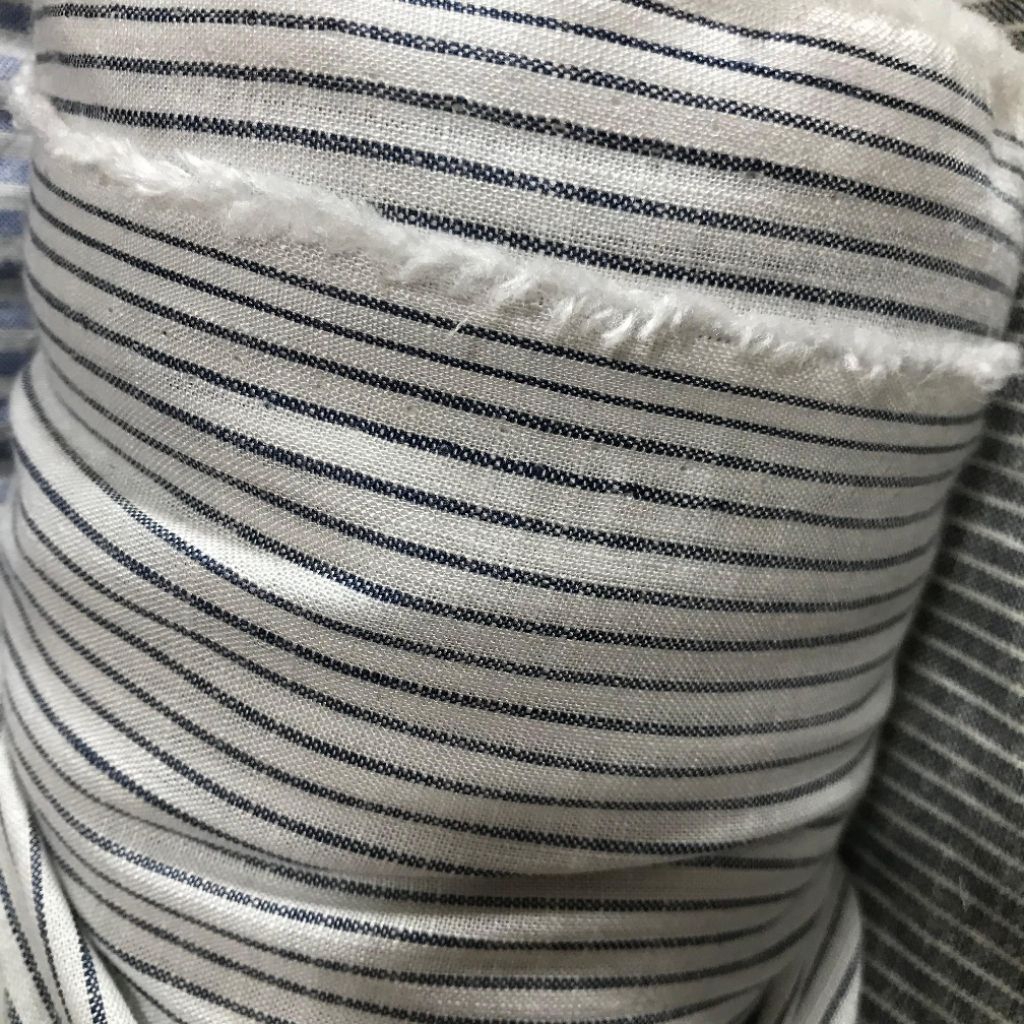 kain linen motif salur || kain linen garis || kain linen || linen motif bunga