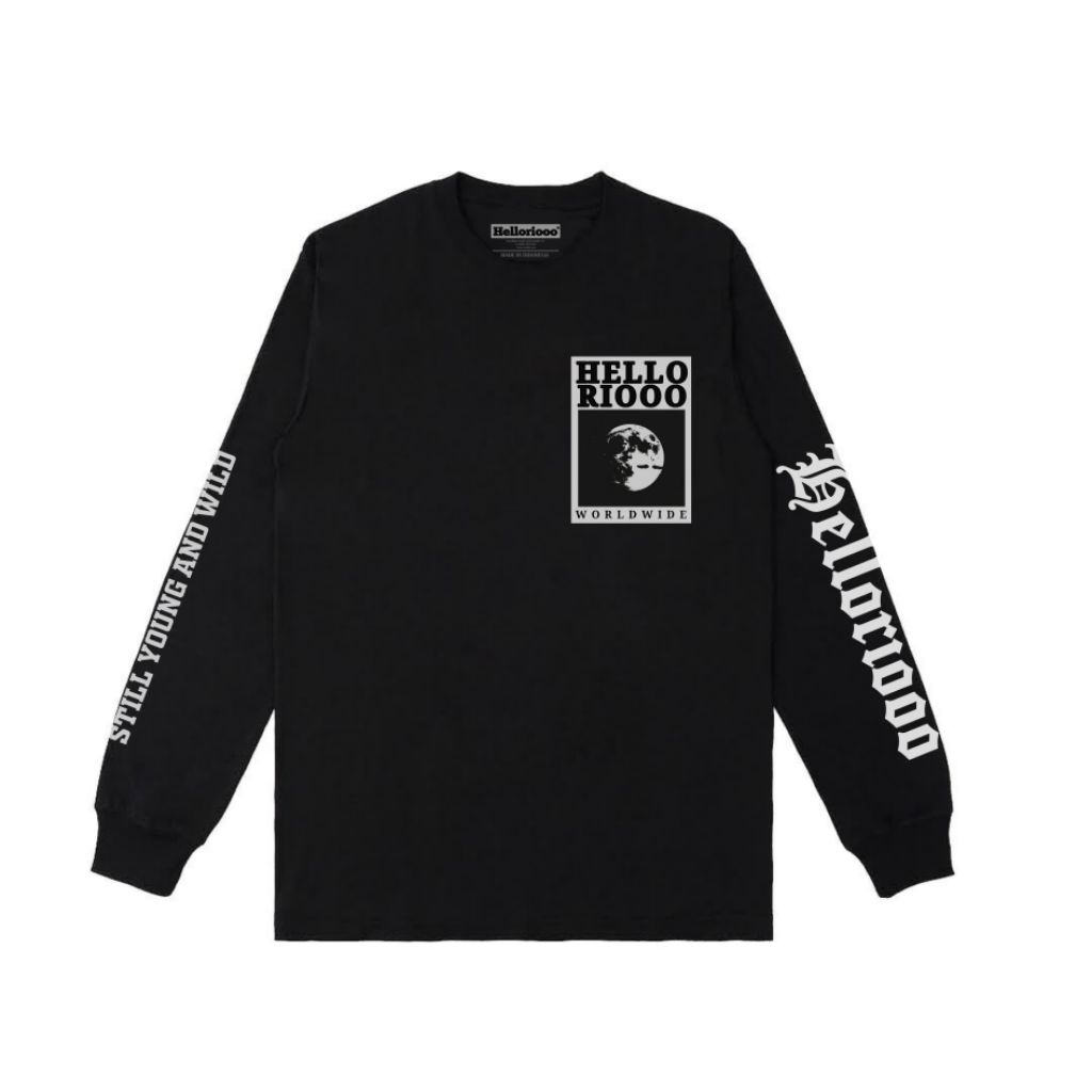 HELLORIOOO LONGSLEEVE / kaos Longsleeve GROUNDED