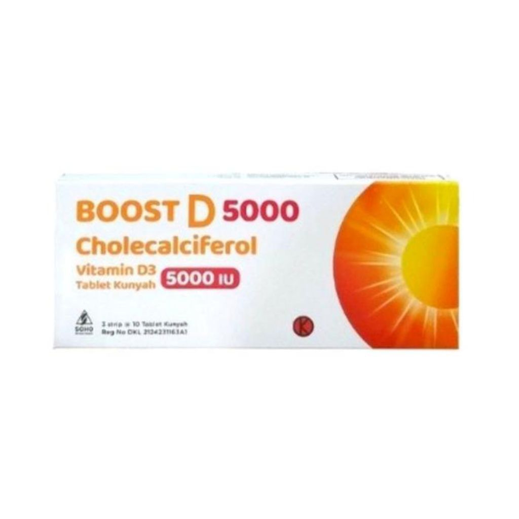 BOOST D 5000 IU 1 box isi 30 tablet vitamin D3