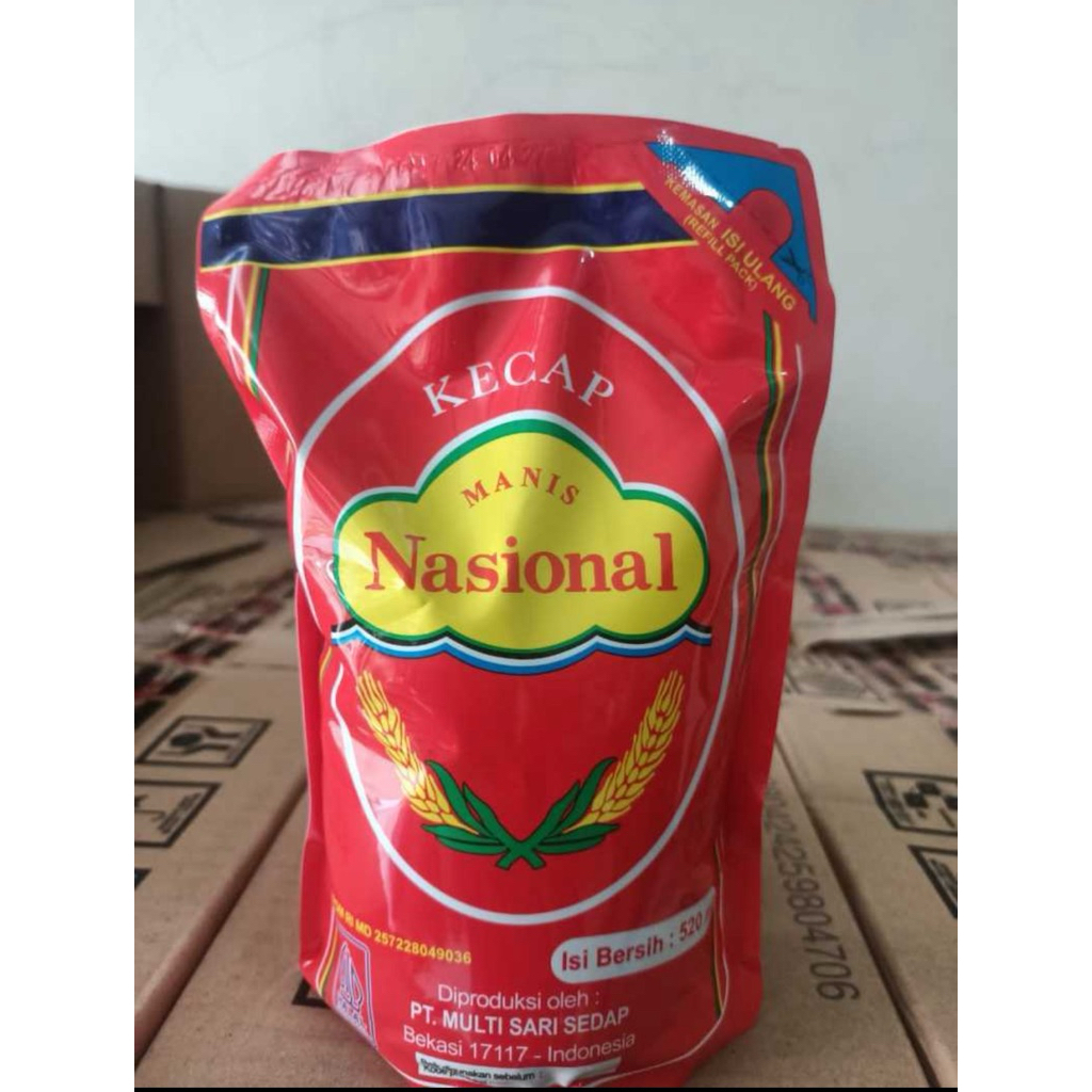 

Kecap Manis Nasional 520ml Refill ecer satuan
