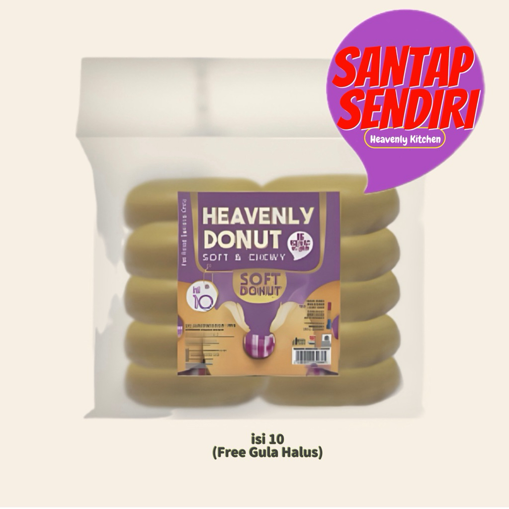 

Heavenly Kitchen Donat Soft Mini [1 pack isi 10]