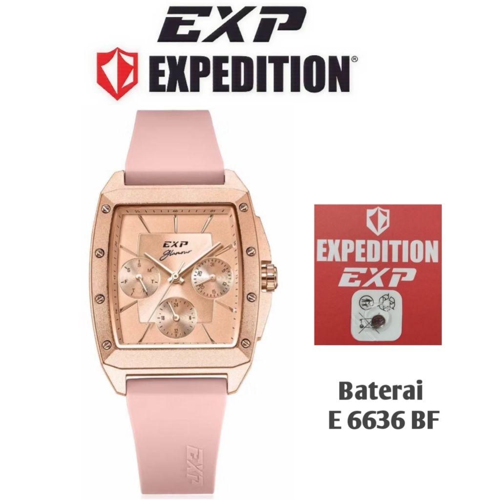 Baterai Jam Tangan Expedition Type E 6636 BF , E 6636 M