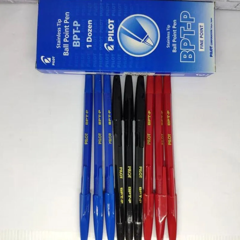 

PULPEN PILOT BPTP HITAM / BIRU BPT - MERAH 12 PCS