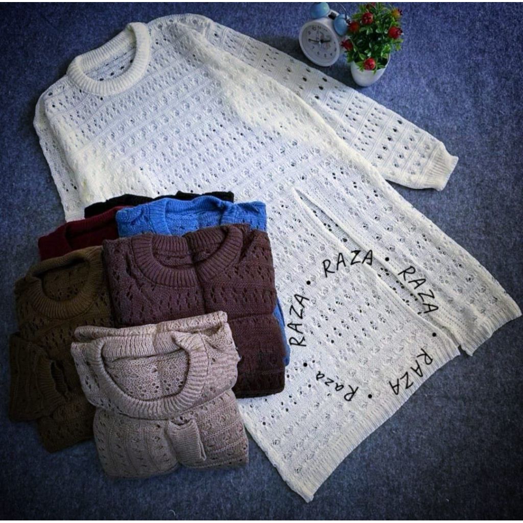 ARUMI JARING//RAJUT JARING//BAJU RAJUT WANITA//MODEL RAJUT MODERN