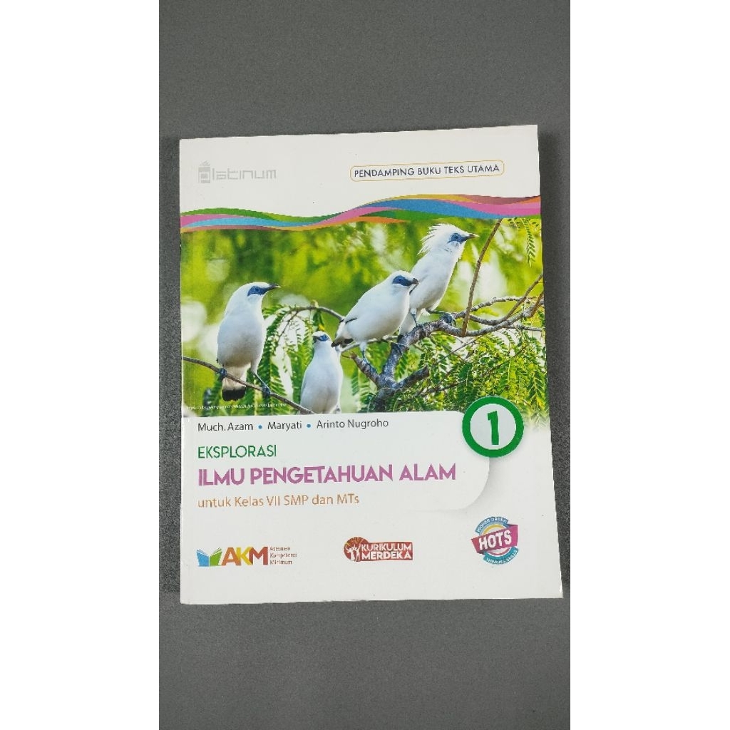 Buku IPA kelas 7 / Buku SMP Kelas 7 Platinum - Penerbit Tiga Serangkai Kurikulum Merdeka