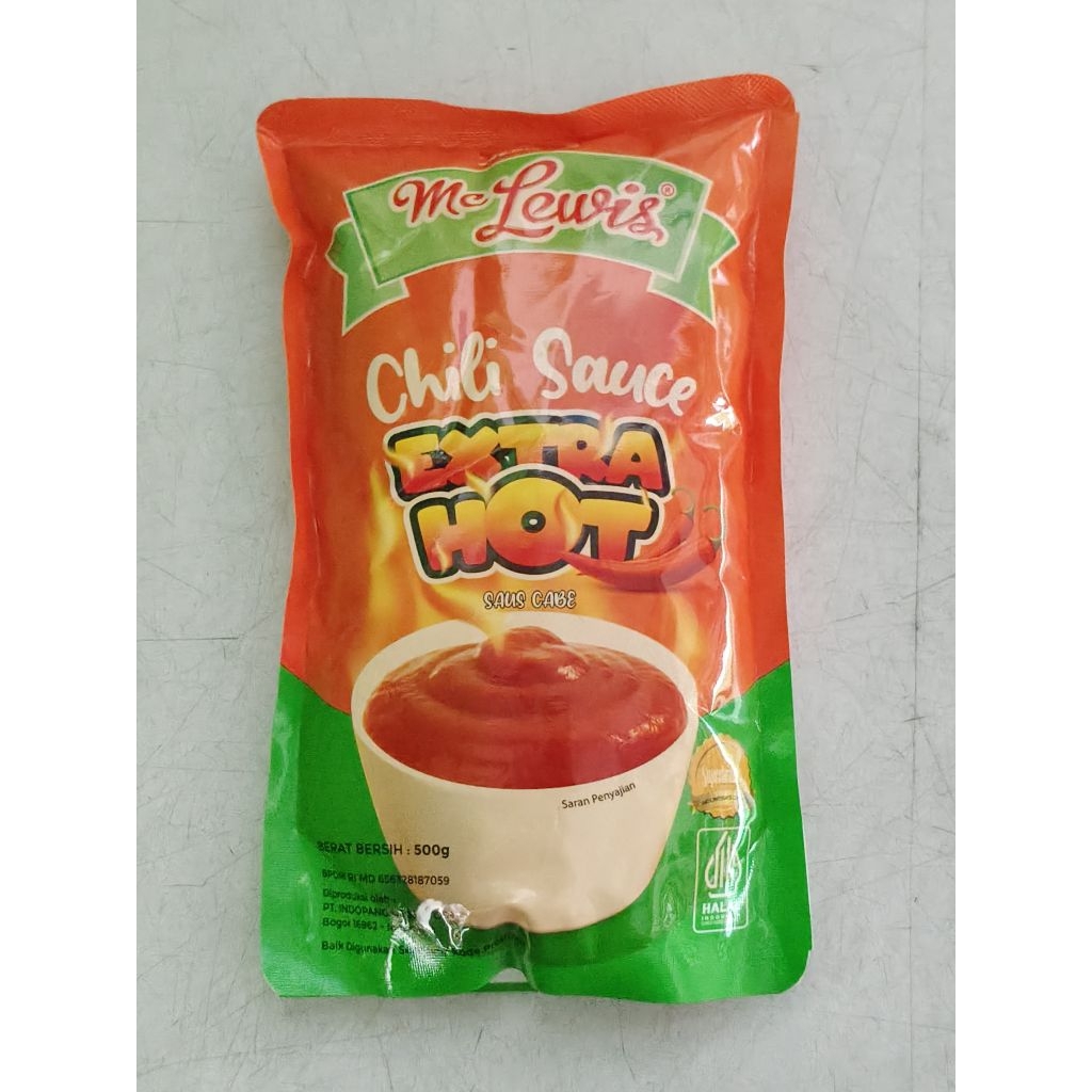 

Mc Lewis Chili Sauce Extra Hot 500 g