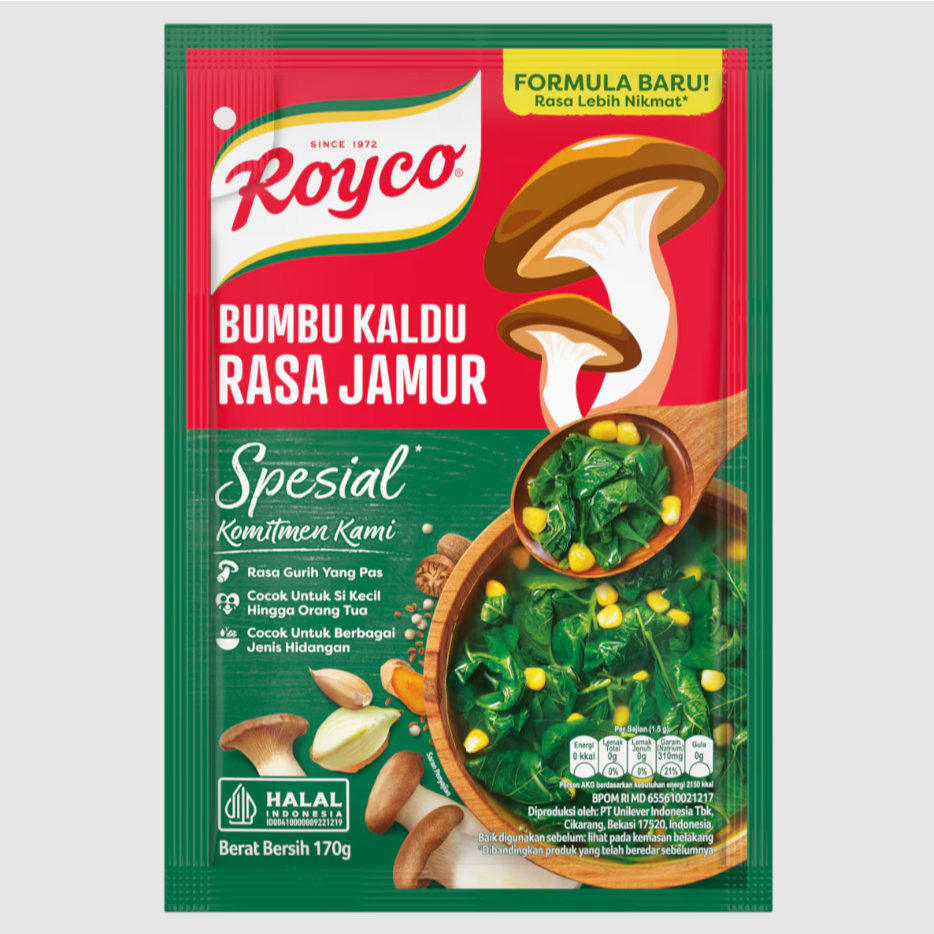

DISKON GEDE !!!! Royco Kaldu Jamur 170 gr penyedap rasa