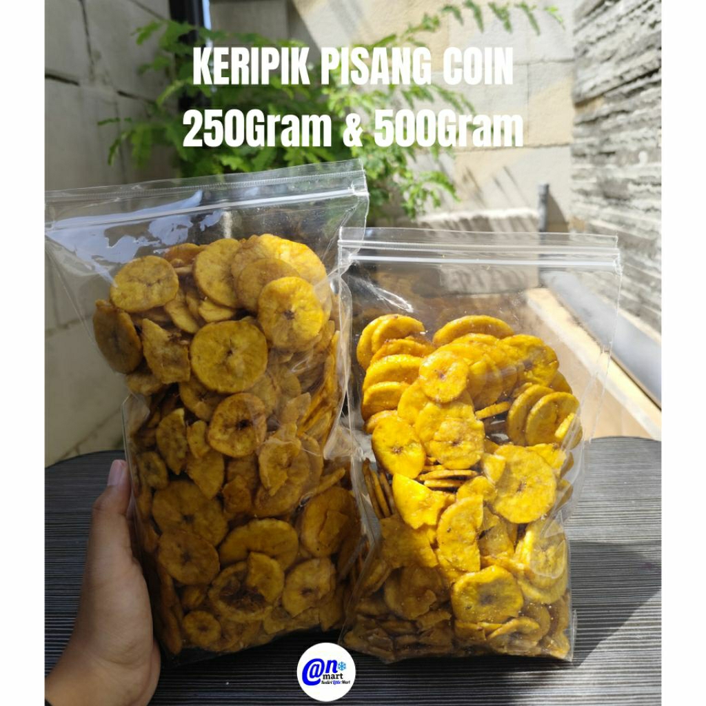 

KERIPIK PISANG COIN 500 GRAM Aroma Nangka