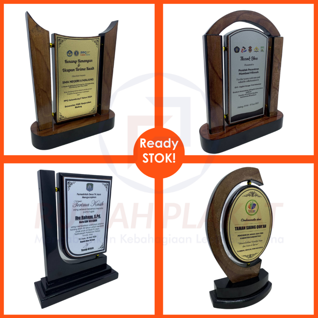 PLAKAT KAYU WISUDA | Plakat Trophy Plakat Toko Plakat Tk