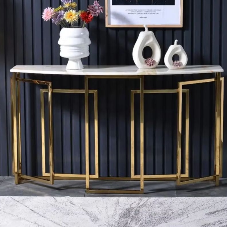 MEJA KONSOL BESI | KONSOL TABLE | MEJA HIAS | MEJA FOYER