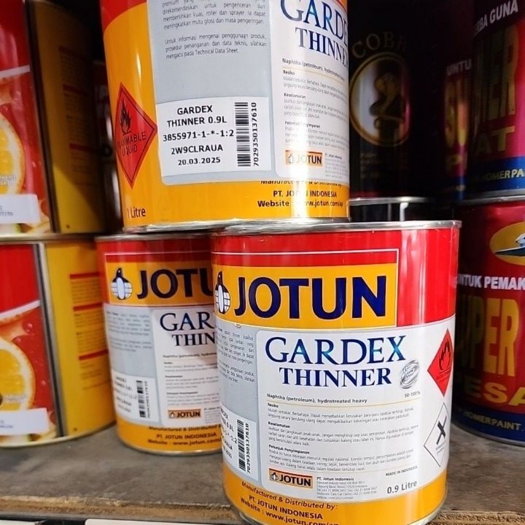 Jotun Gardex Thinner / Pengencer cat minyak ½ Duco/ 0,9liter Low odour