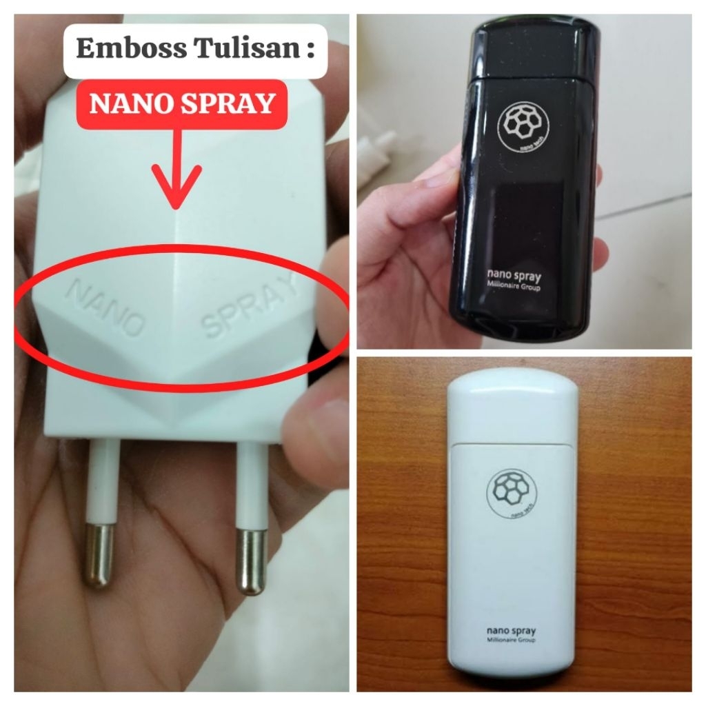 Charger Kabel Nano Spray M C I (Ori) utk Nano Spray versi 2