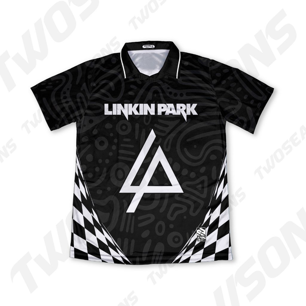 GAMEPLANE - Kaos Jersey Vintage LINKIN PARK V KALONG ART 2 Oversize Unisex Custom Full Printing