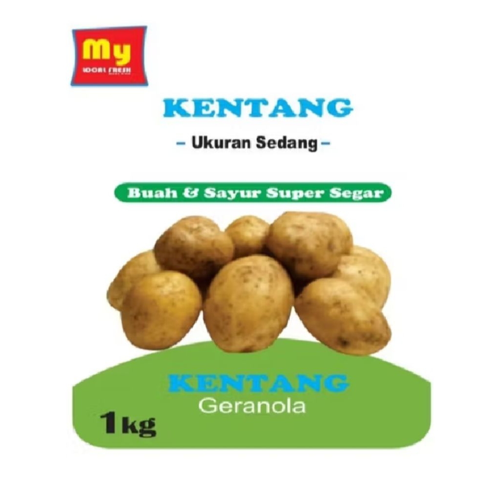 

kentang granola fresh ukuran sedang1kg