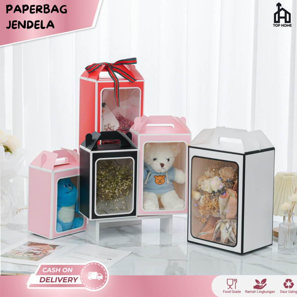 

Box gable mika / Box gable jingjing / Giftbox gable / Box boneka I Paperbag Hampers BH02 - BH03