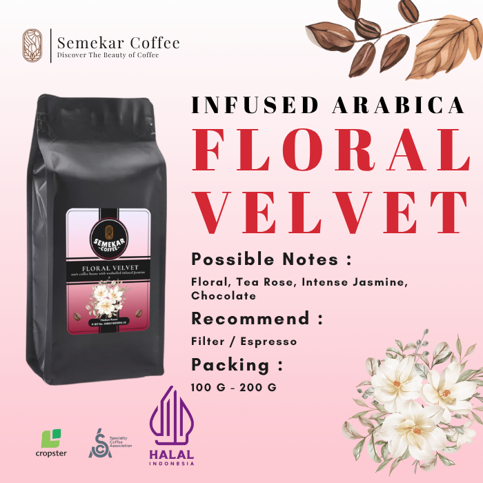 

Semekar Coffee - Floral Velvet Kopi Wet Hulled Infused Process Roasted Beans