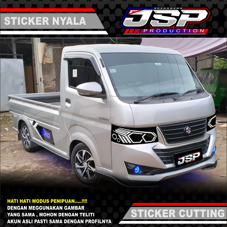 [005] STICKER CUTTING LAMPU DEPAN CARRY NEW / STICKER CARRY TAYO / HEADLAMP CARRY TAYO / STICKER CAR