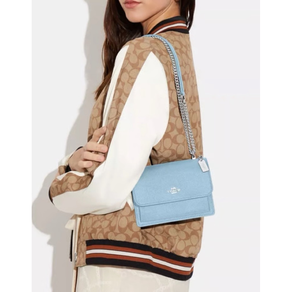 prlvd coach mini klare crossbody baby blue original