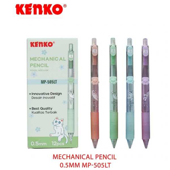 

KENKO MECHANIC PENCIL / MEKANIK PENSIL MP-505LT (0.5MM) - 1 LUSIN