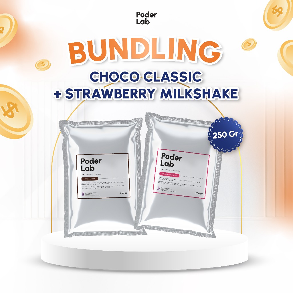 

Poderlab Bundling Choco + Strawberry 250ml Milkshake Series