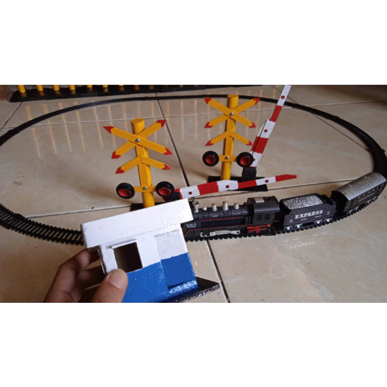 [ KIDS ] mainan miniatur Kereta api indonesia Paket Mainan edukasi kereta set lengkap railking (kere
