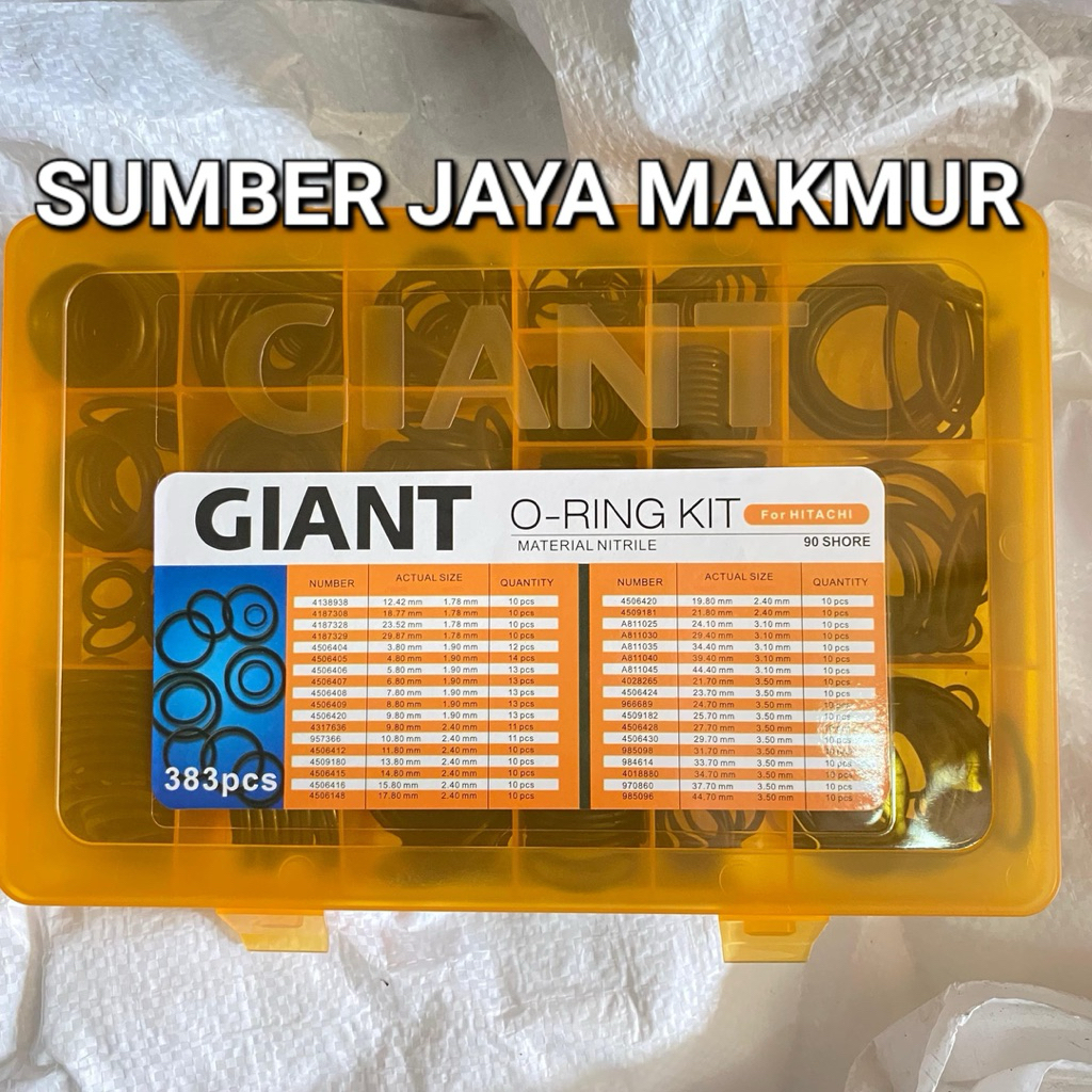 ORING BOX ORING KIT SET HITACHI GIANT