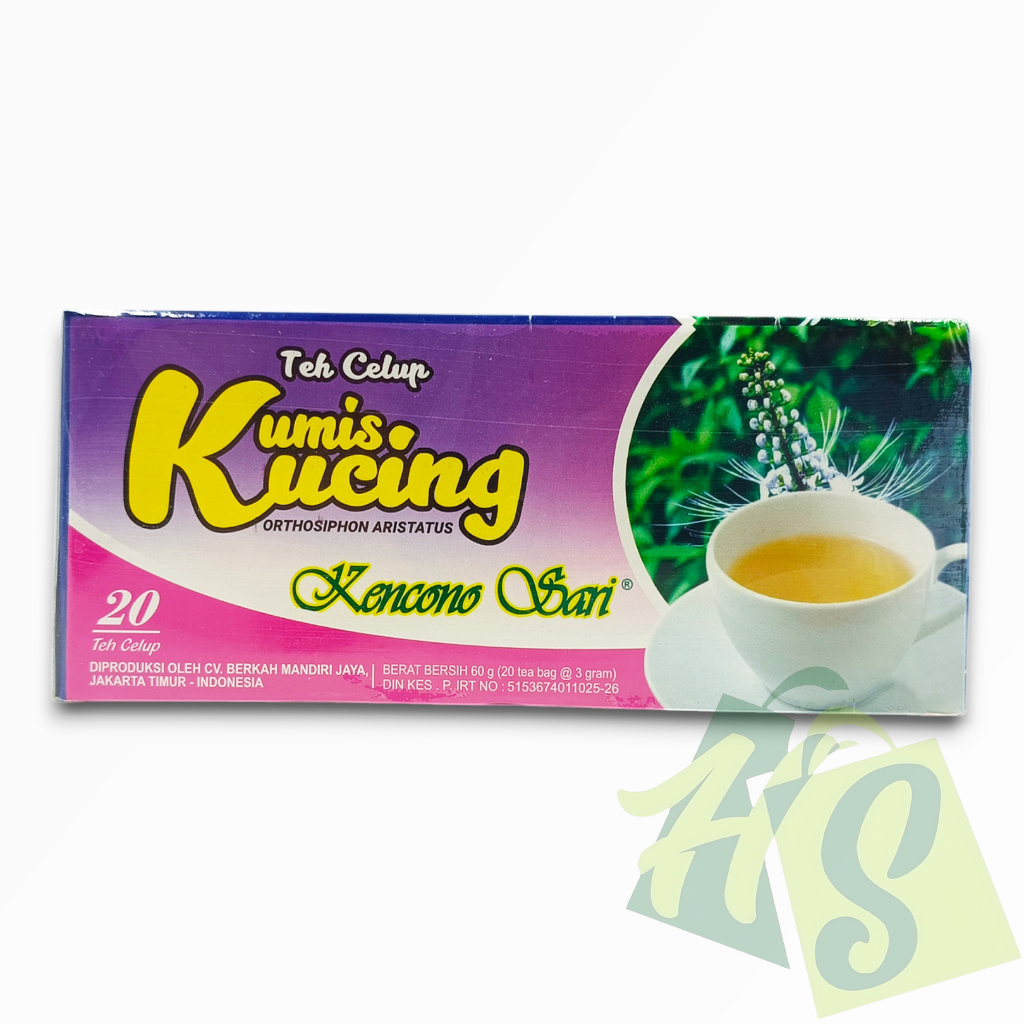 

Teh Celup Kumis Kucing Kencono Sari Obat Herbal Batu Ginjal Lancar Kemih Asli Original