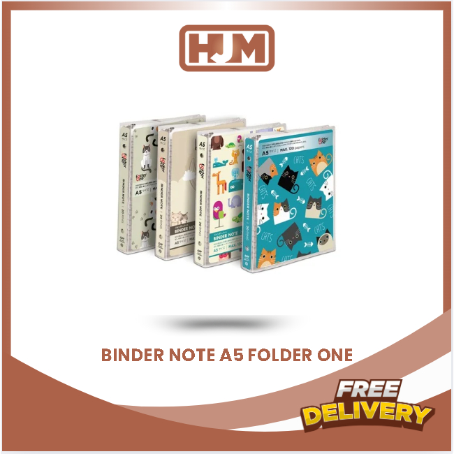 

FOLDER ONE MULTI RING BINDER / BINDER CAMPUS / BINDER KAMPUS A5 BNO100A