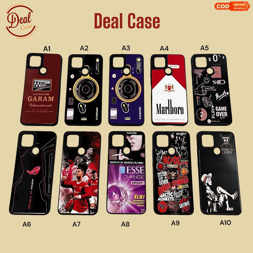 Case Hp Tipe OPPO A15 / A15S / A35 / F1 / PART 3/ Clear Case / Case Bening / Clear Case Gambar / Cas