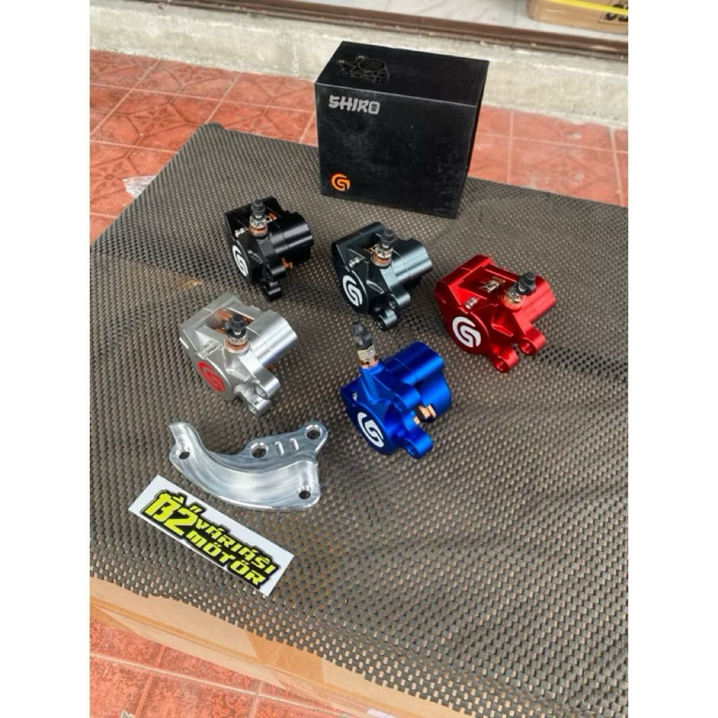 BRAKET KALIPER AXIAL MIO SPORTY MIO SOUL KALIPER GROZA SHIRO BREMBO BIGPOT AXIAL
