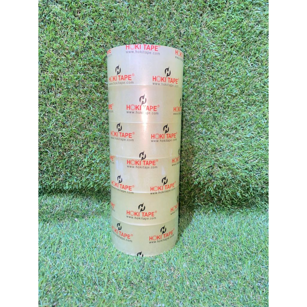 

Isolasi opp bening Lakban bening super clear 45mmx75m Hoki Tape