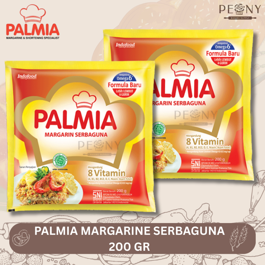 

PALMIA MARGARINE SERBAGUNA KEMASAN 200GR