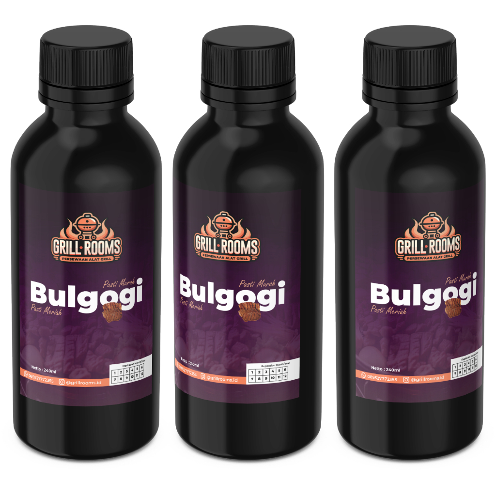 

Bumbu BBQ Racikan Spesial GrillRooms.id - Bulgogi 240ml