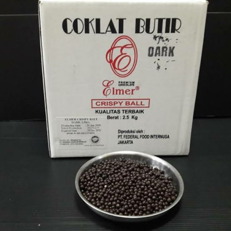 

[ Repack ] Elmer Crispy Ball 250gr Coklat / Crispy Ball