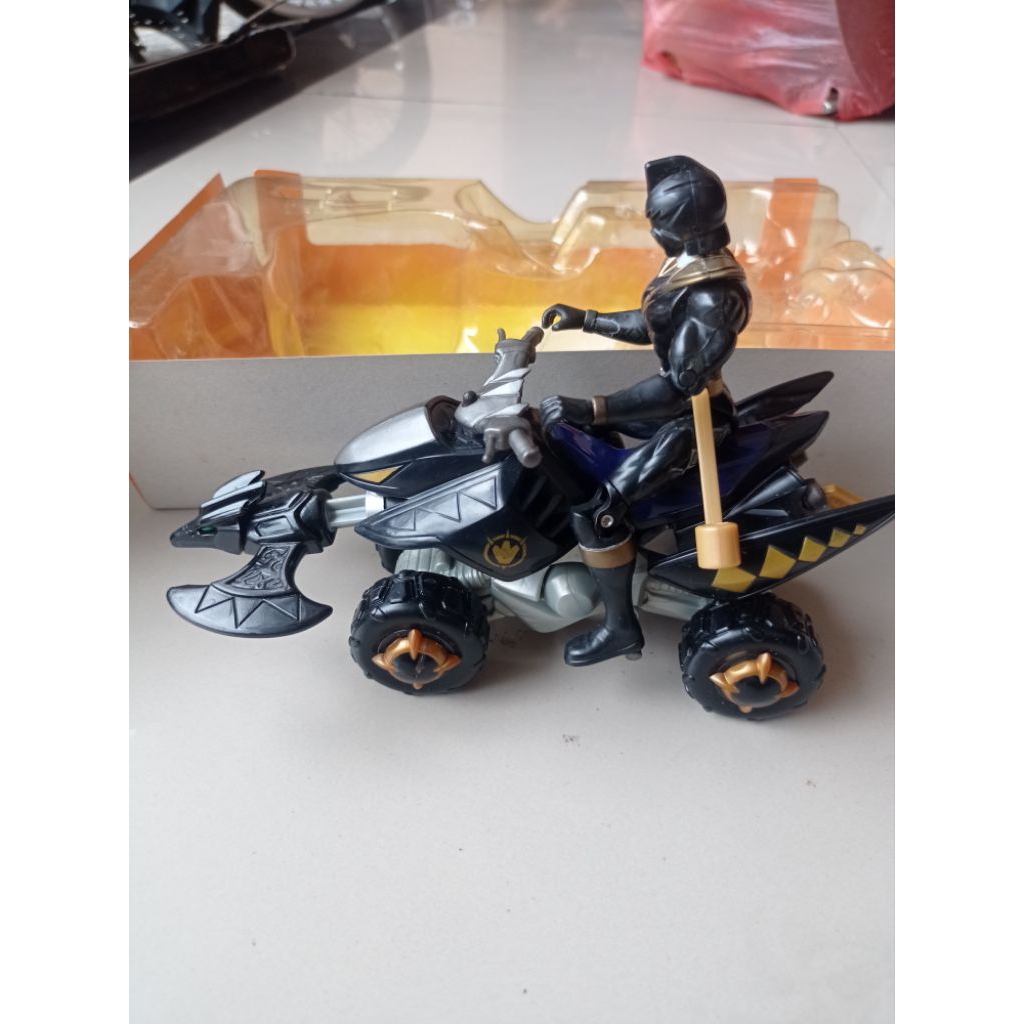 power rangers dino black thunder atv