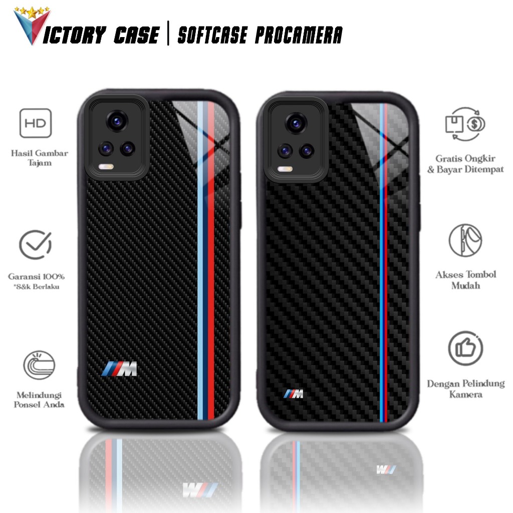 Case Premium Compatible For VIVO V20 Motif [ KRBN ] Casing Softcase Glossy Anti Jamur