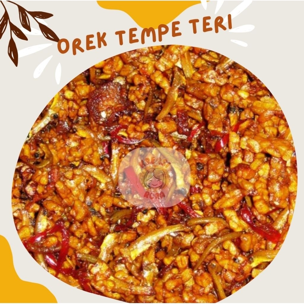 

Tempe Orek Garing Kriuk Mix Teri Kemasan Vakum Tahan Lama Kreasi Rora 100% Original